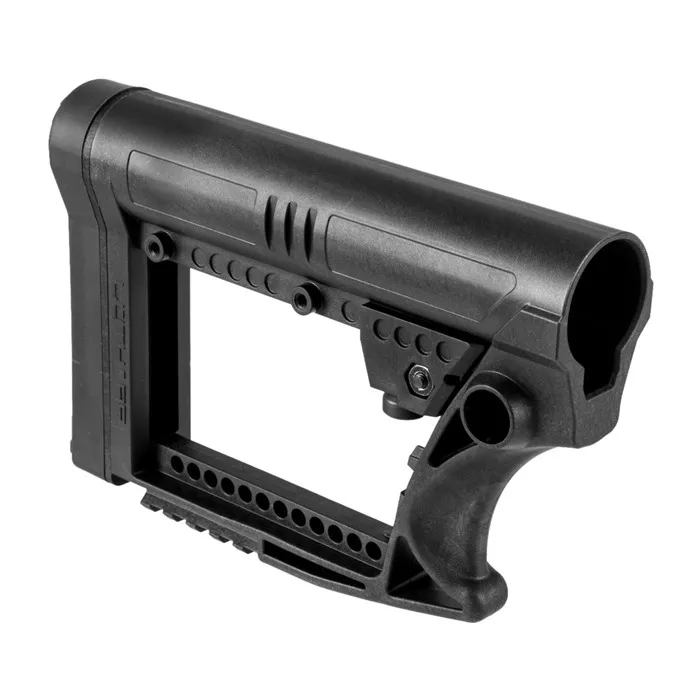 Luth-Ar Llc Ar-15 Skullation Stock Assembly Collapsible Carbine Black - Stock & Brace for AR-15 - view 2