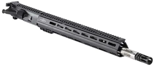 Luth-AR 18 in Bull Barrel Complete Upper Barrel Receiver Assembly Silver/Black 18 - Upper Receiver for AR-15 - view 1