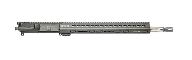 Luth-AR Complete Upper Receiver Assembly .223 27in 18in Bull Rifle 1x9 1/2x28 Picatinny Key MOD A2 Flash Hider Anodized Manganese Phosphate Silver/ - Upper Receiver for AR-15 - view 1