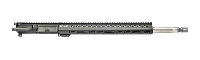 Luth-AR Complete Upper Receiver Assembly .223 29in 20in Bull Rifle 1x9 1/2x28 Picatinny Key MOD A2 Flash Hider Anodized Manganese Phosphate Silver/ - Upper Receiver for AR-15 - view 1
