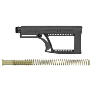 Luth-AR MBA-2 Fixed Stock w/ Buffer Assembly A2 Extension Tube .308 Buffer Spring, Black - MBA-2K308 - Stock & Brace for AR-15 - view 1