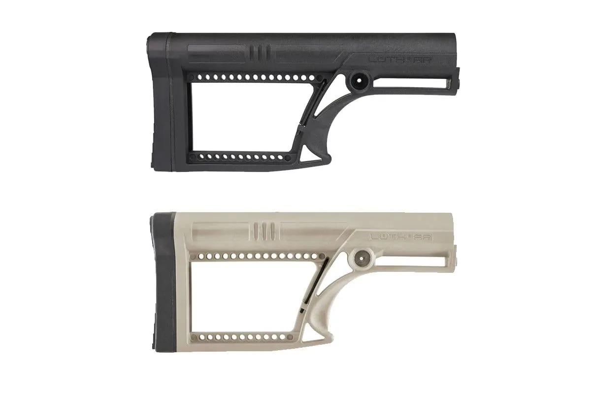 Luth-AR MBA-2 Skullaton Rifle Stock - Stock & Brace for AR-15, vista 1