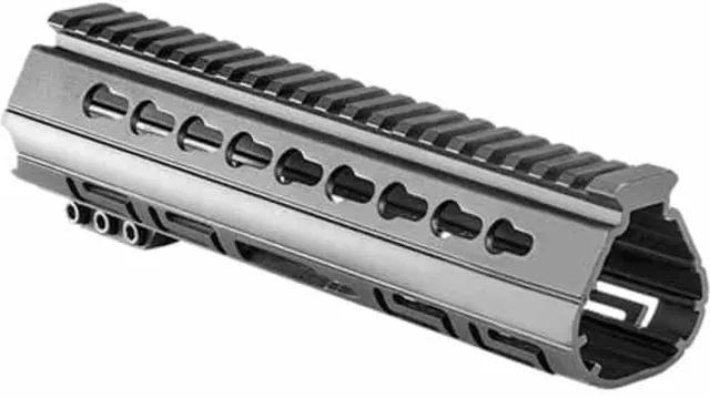 Luth-AR Palm Handguard - Vented 9in KeyMod Black - Handguard for AR-15 - view 1
