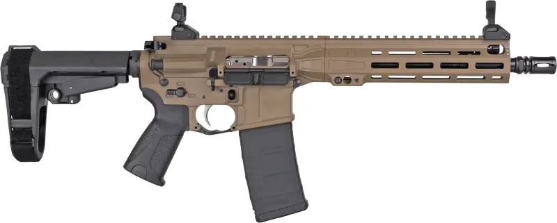 LWRC ICMKII 556 10" SBA3 FDE - Stock & Brace for AR-15, vista 1