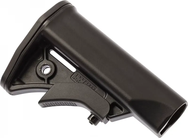 LWRC International Synthetic Compact Adjustable Stock, Black - 200-0124A01 - Stock & Brace for AR-15, vista 1
