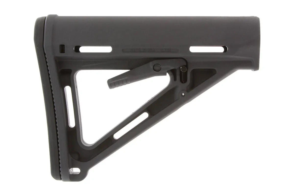 Magpul Ar-15 Moe Stock Collapsible Mil-Spec Gray - Stock & Brace for AR-15, vista 4