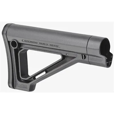 Magpul Ar-15 Moe Stock Fixed Mil-Spec Gray - Stock & Brace for AR-15, vista 1
