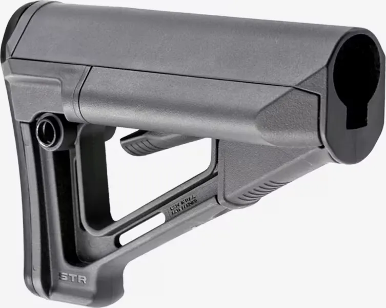 Magpul Ar-15 Str Stock Collapsible Mil-Spec Gray - Stock & Brace for AR-15, vista 1