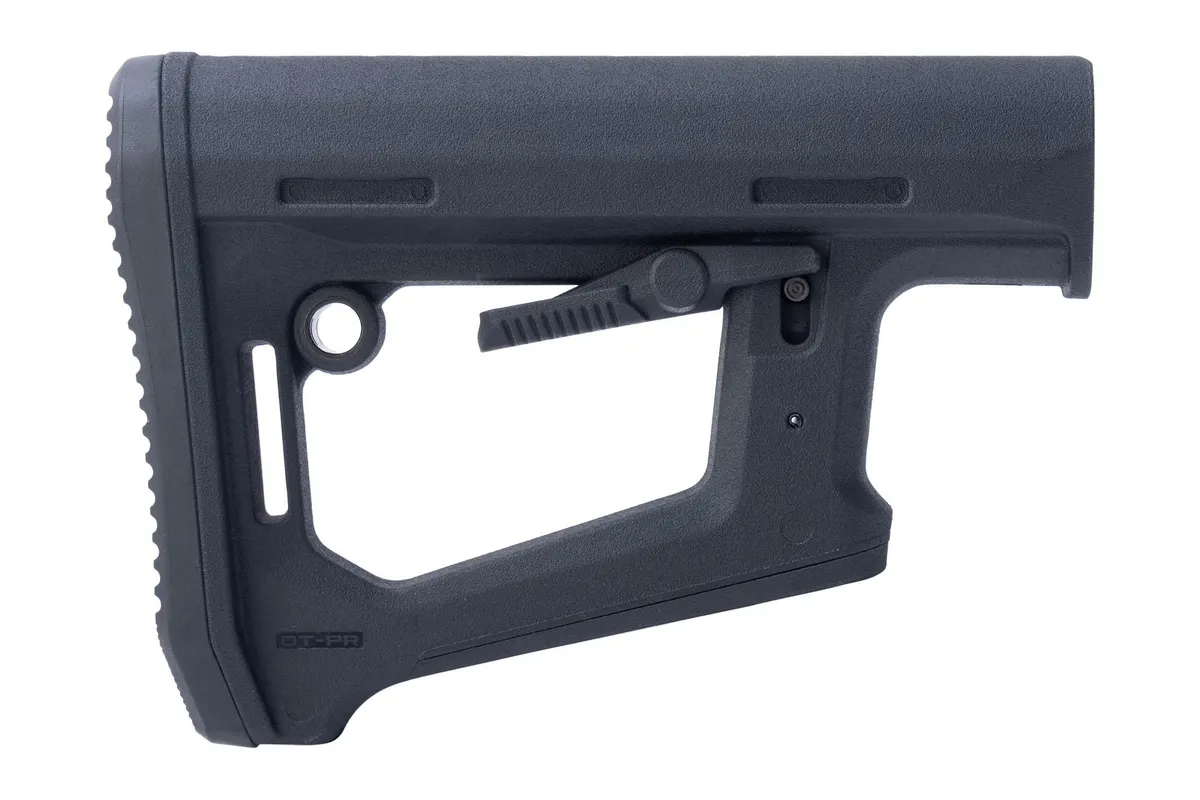Magpul DT-PR Carbine Stock Black - Tactical DT-PR Carbine Stock for Optimal Shooting Performance and Durability - MAG1447-BLK - Stock & Brace for AR-15 - view 1