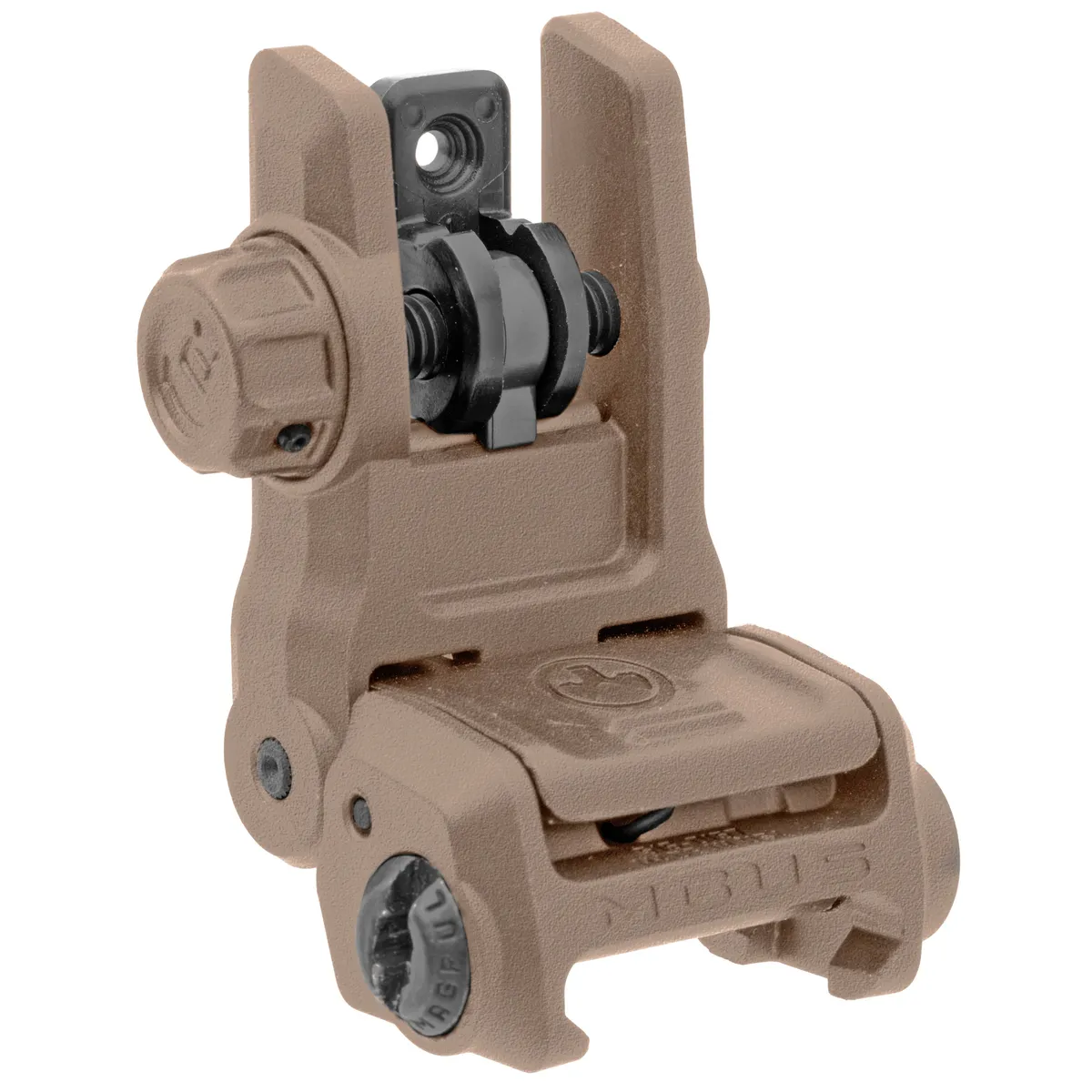 Magpul Industries, MBUS 3 Back-Up Rear Sight, FDE - Rear Sight for AR-15 - view 1