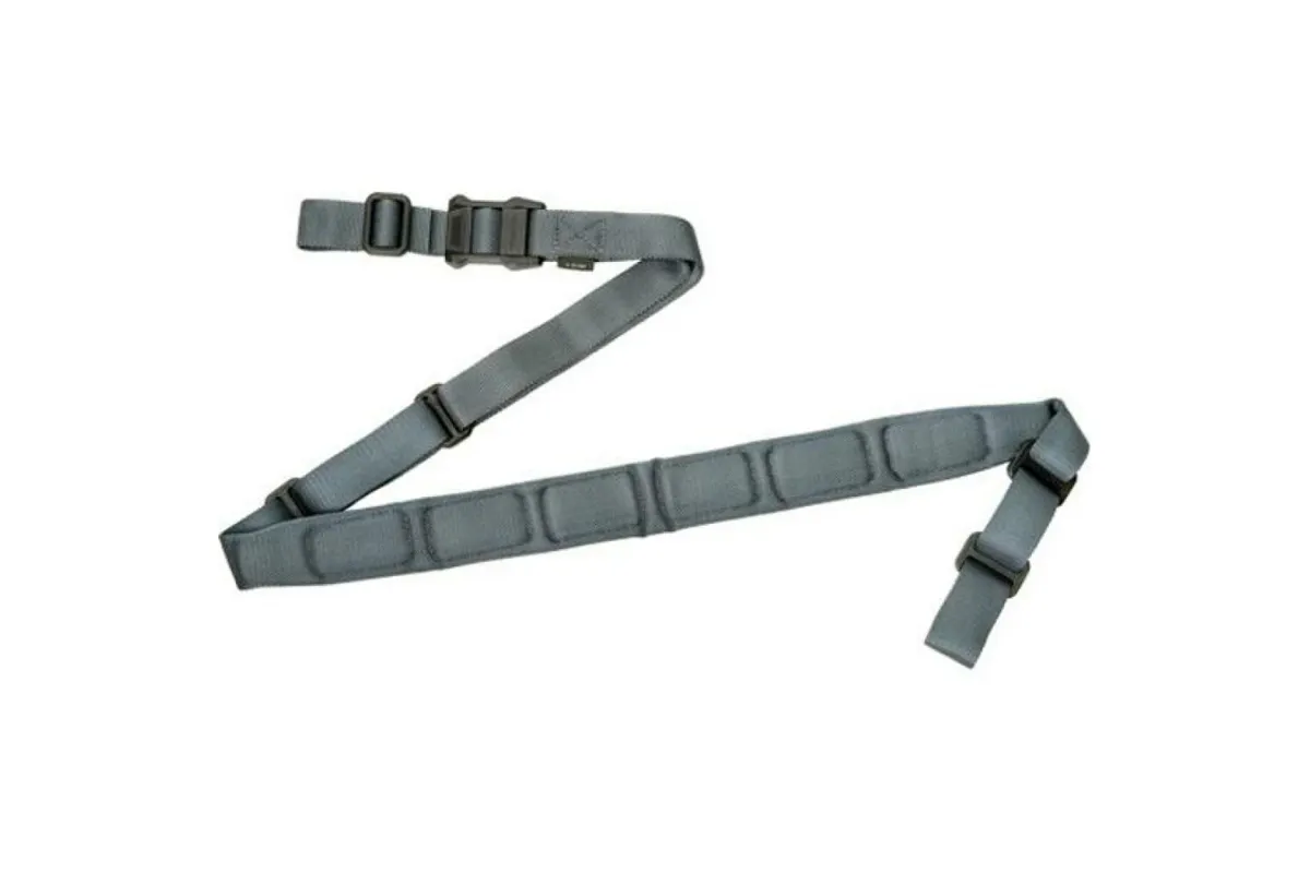 Magpul Industries, MS1 Padded Sling, Fits AR Rifles, 1 or 2 Point Sling, Gray - Sling - view 1