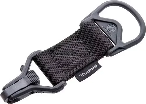 Magpul MAG516-BLK MS1/MS3 Sling Adapter Steel Polymer/Nylon Black Melonite - Sling, vista 1