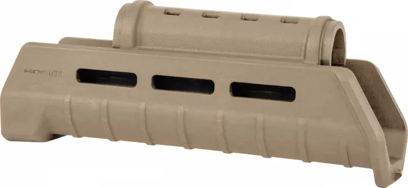 Magpul MAG619-FDE MOE AK Hand Guard AK Rifle Polymer/Stainless Steel Flat Dark Earth - Handguard for AR-15, vista 1