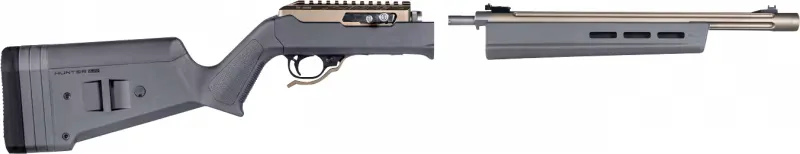 Magpul MAG760-GRY Hunter X-22 Takedown Stock Ruger 20/22 Takedown Reinforced Polymer Gray M-LOK Slots - STOCK ONLY - Stock & Brace for AR-15 - view 2