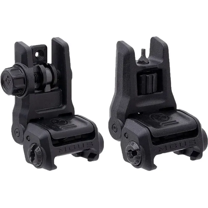 Magpul MBUS 3 Sight Set Flip-Up Adjustable Polymer for AR-15 FDE - Iron Sights for AR-15 - view 1