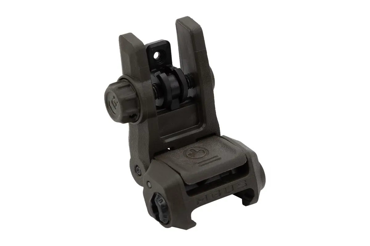 Magpul MBUS Gen 3 Folding Rear Sight, OD Green - MAG1167-ODG - Iron Sights for AR-15 - view 2
