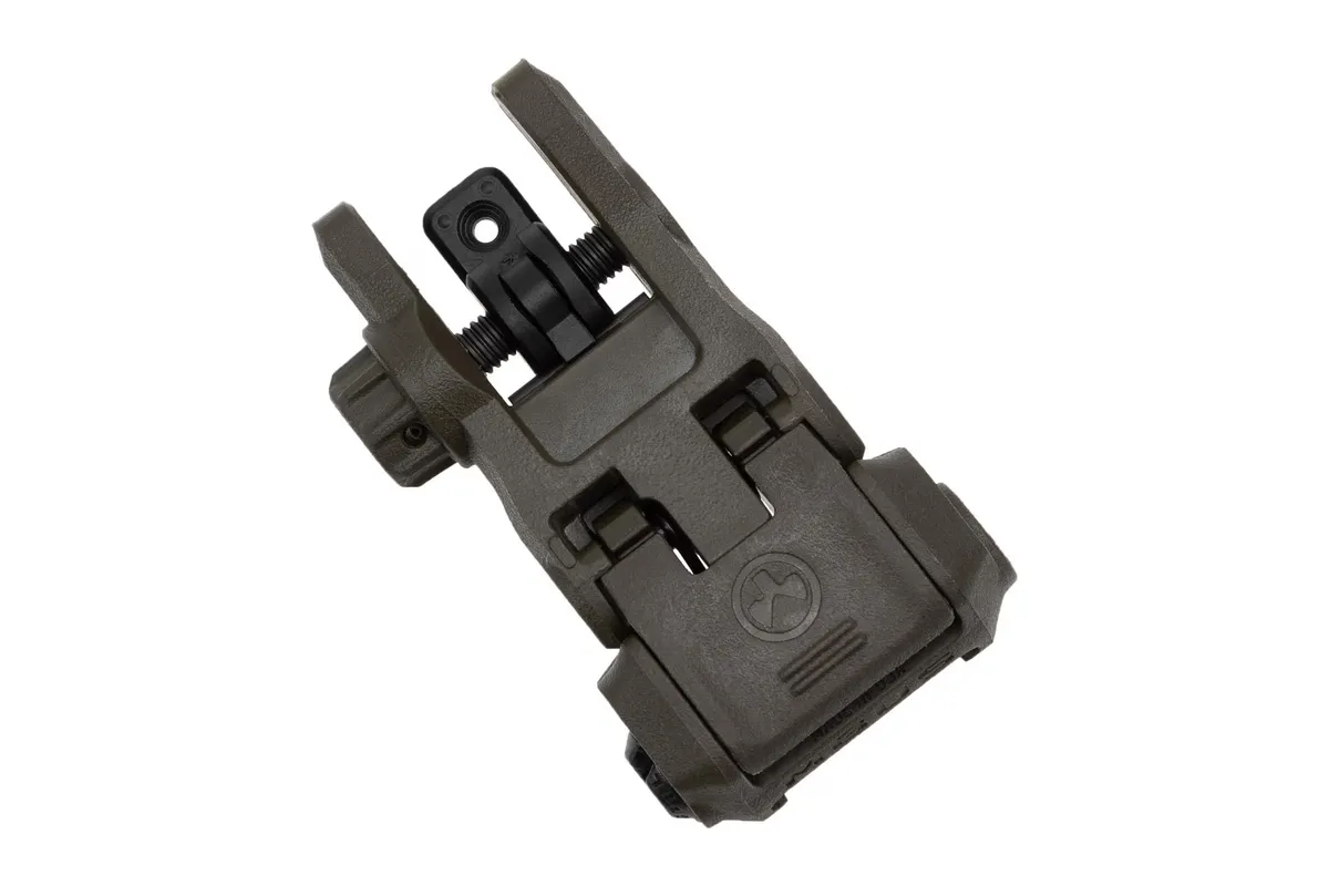 Magpul MBUS Gen 3 Folding Rear Sight, OD Green - MAG1167-ODG - Iron Sights for AR-15 - view 1