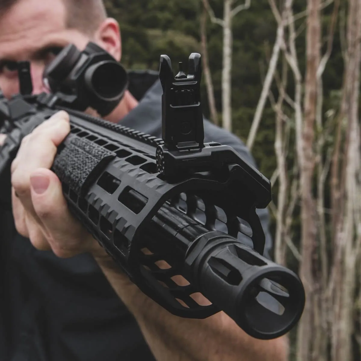 Magpul MBUS Pro AR-15 Iron Sight Front Offset Flip Up - MAG525 - Iron Sights for AR-15 - view 5