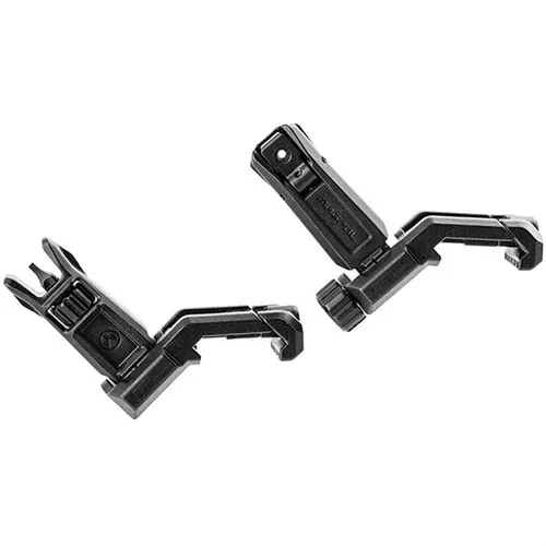 Magpul MBUS Pro Offset Sight Set Flip Up Adjustable for AR-15 Black - Iron Sights for AR-15 - view 1