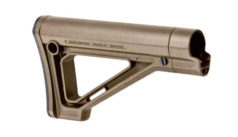 Magpul MOE Fixed Carbine Stock – Mil-Spec Model - Flat Dark Earth MAG480-FDE - Stock & Brace for AR-15 - view 1