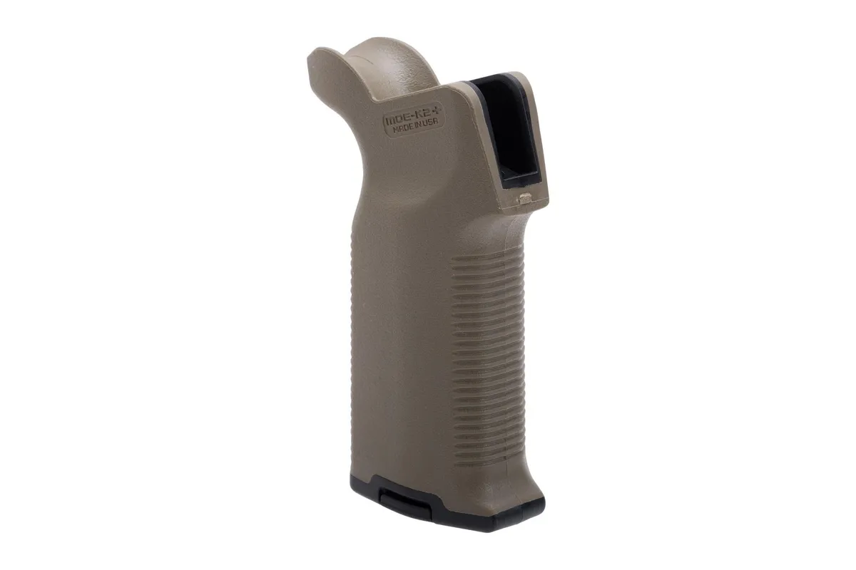 Magpul Moe K2+ Grip Polymer Flat Dark Earth - Pistol Grip for AR-15, vista 2