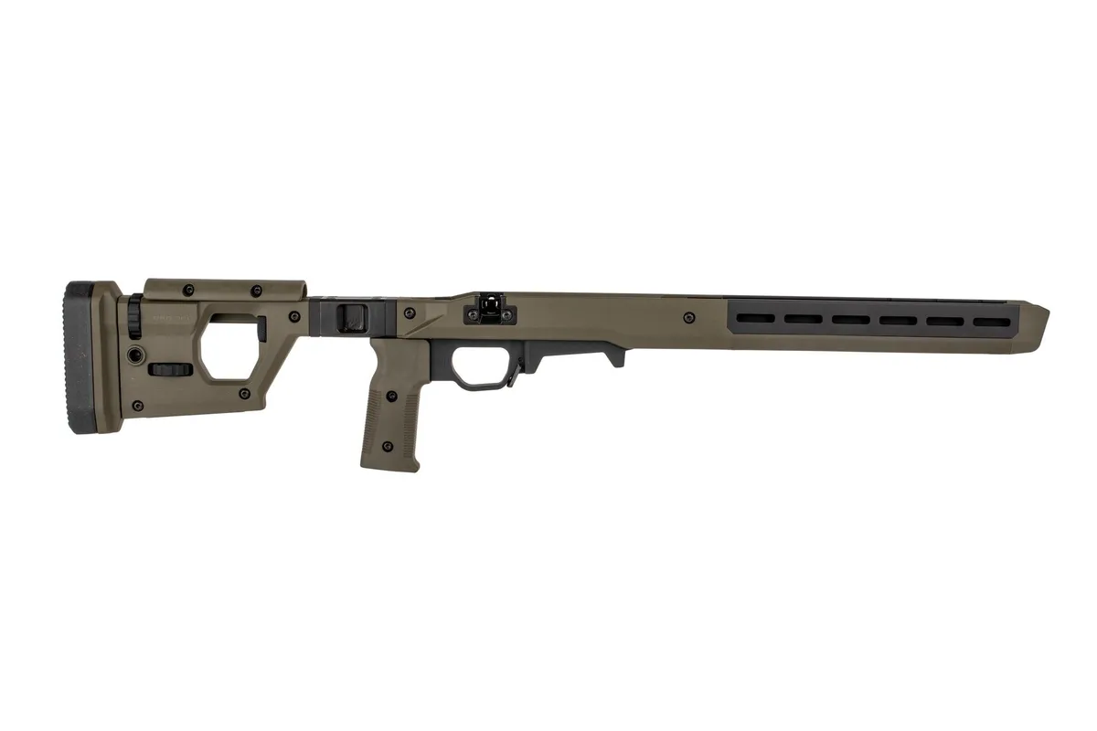 Magpul Pro 700 Chassis Short Action Fixed Stock - Olive Drab Green - Stock & Brace for AR-15, vista 2