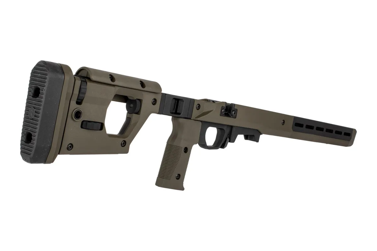 Magpul Pro 700 Chassis Short Action Fixed Stock - Olive Drab Green - Stock & Brace for AR-15, vista 3
