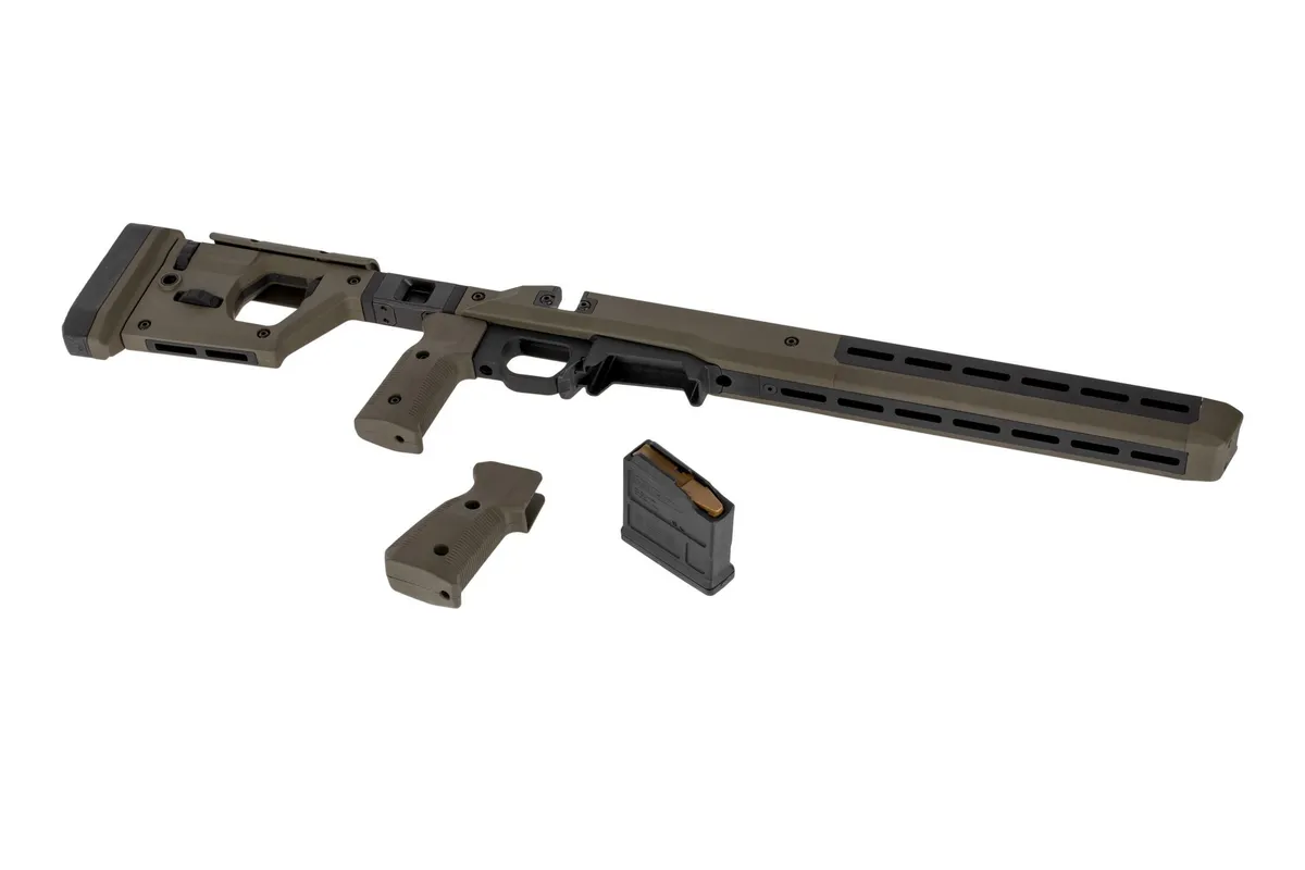 Magpul Pro 700 Chassis Short Action Fixed Stock - Olive Drab Green - Stock & Brace for AR-15, vista 4