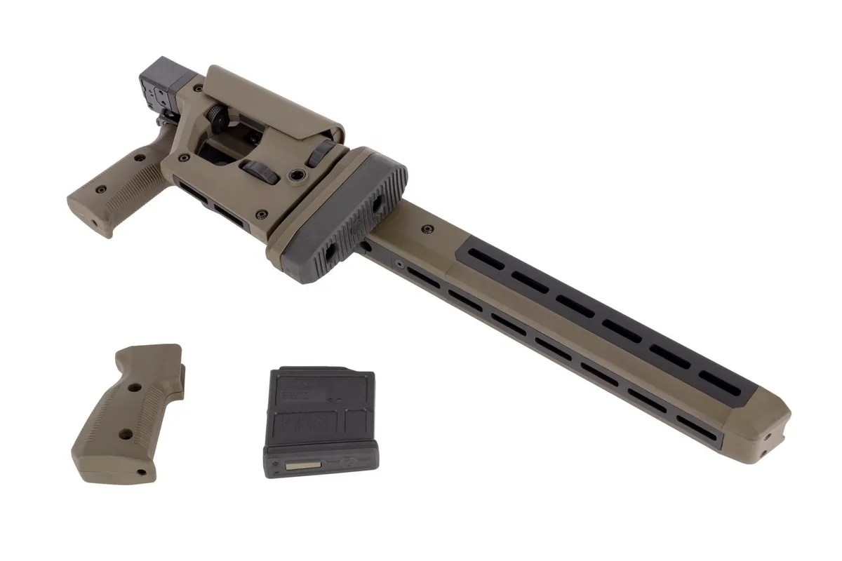 Magpul Pro 700 Chassis Short Action Folding Stock - Olive Drab Green - Stock & Brace for AR-15, vista 4