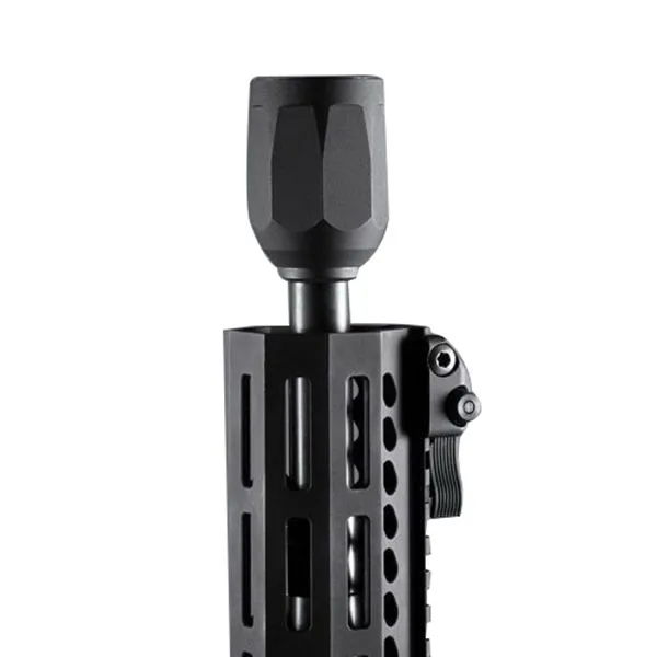 Maxim Defense Hate Brake 1/2-28 Octagon Muzzle Brake, 5.56/7.62x39mm/9mm, Diamond-Like Carbon Coated Black - MXM47707 - Muzzle Device for AR-15 - view 3