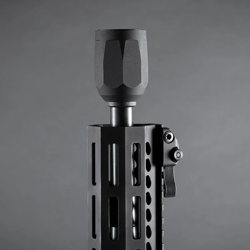 Maxim Defense Hate Brake Octagonal 7.62 NATO 5/8x24 Muzzle Brake, Black - MXM-47709 - Muzzle Device for AR-15, vista 3