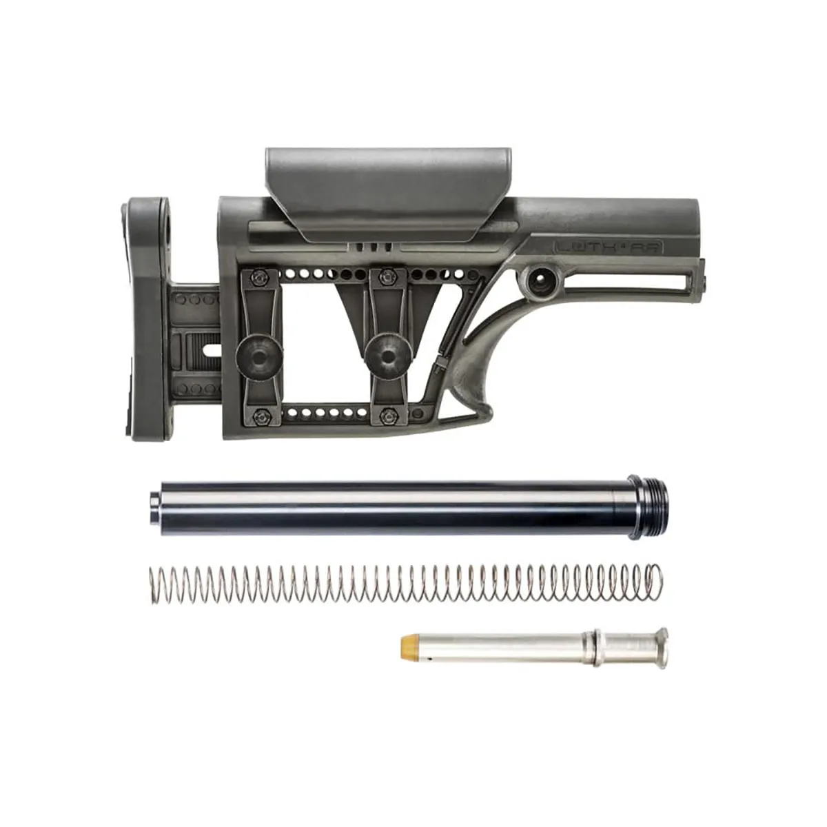 Luth-AR MBA-1 Buttstock With 223/5.56 Buffer Assembly FDE - Stock & Brace for AR-15, vista 1