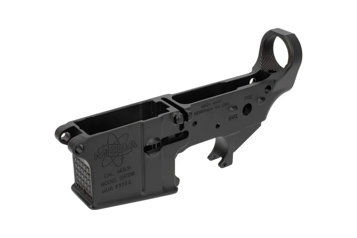 MEGA Arms AR-15 Forged Stripped Lower Receiver - Lower Receiver for AR-15 - view 1