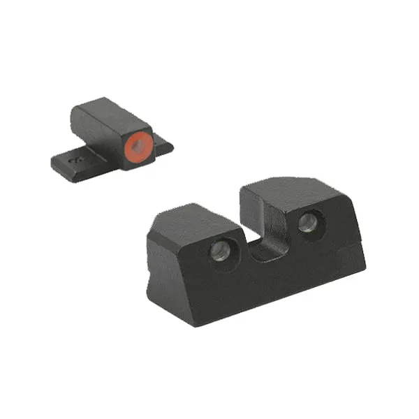 Meprolight Mepro Hyper-Bright Night Sight Front/Rear, Yellow/Green - 401103121 - Iron Sights for AR-15 - view 1