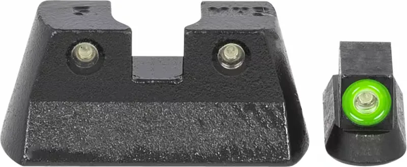 Meprolight Mepro Hyper-Bright Night Sight Front/Rear, Green/Green - 477773111 - Iron Sights for AR-15 - view 1