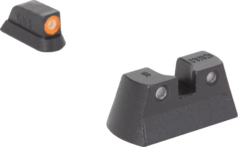 Meprolight Mepro Hyper-Bright Night Sight Front/Rear, Orange/Green - 477863131 - Iron Sights for AR-15, vista 1