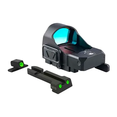 Meprolight Mepro Micro RDS Red Dot Sight 1x23mmx17mm 3 MOA Dot - 88070501 - Optic, vista 5