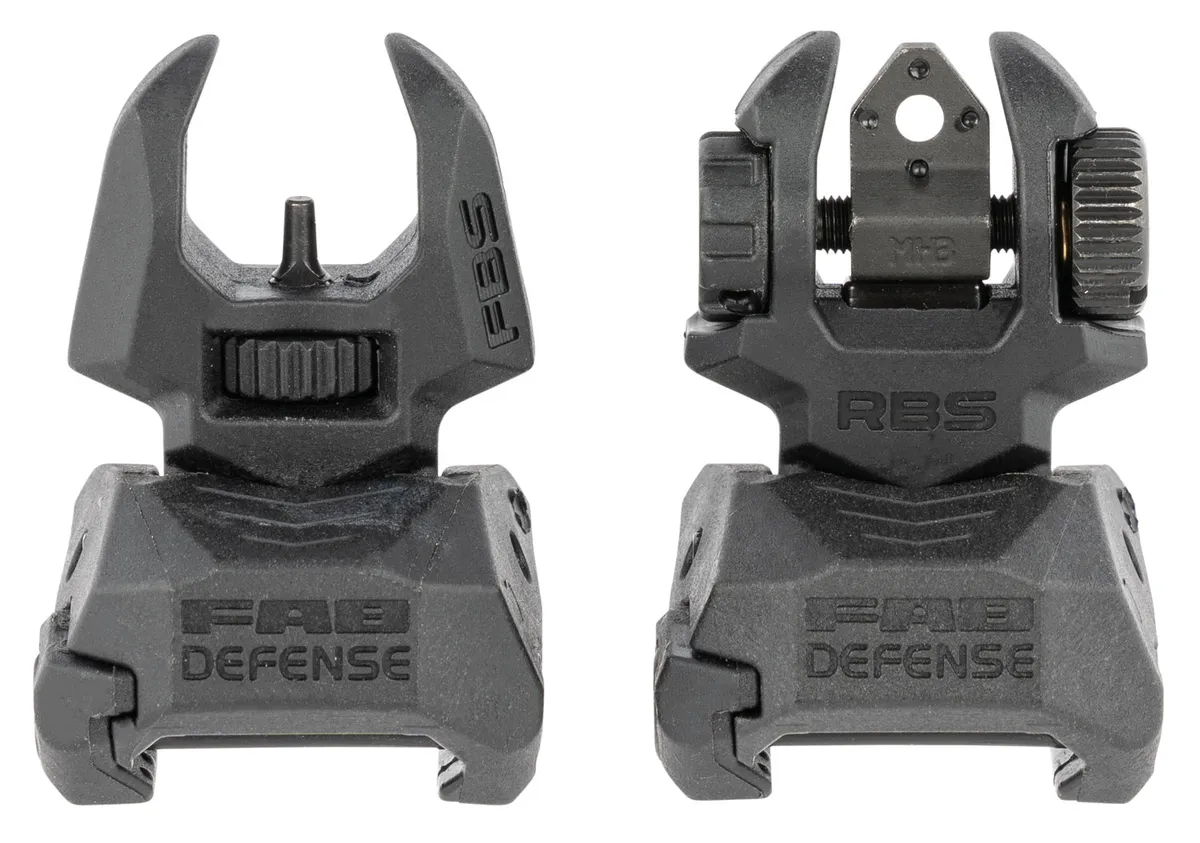 MEPROLIGHT FRONT & REAR FLIP UP SIGHTS TRITIUM 4 R... - Iron Sights for AR-15 - view 1