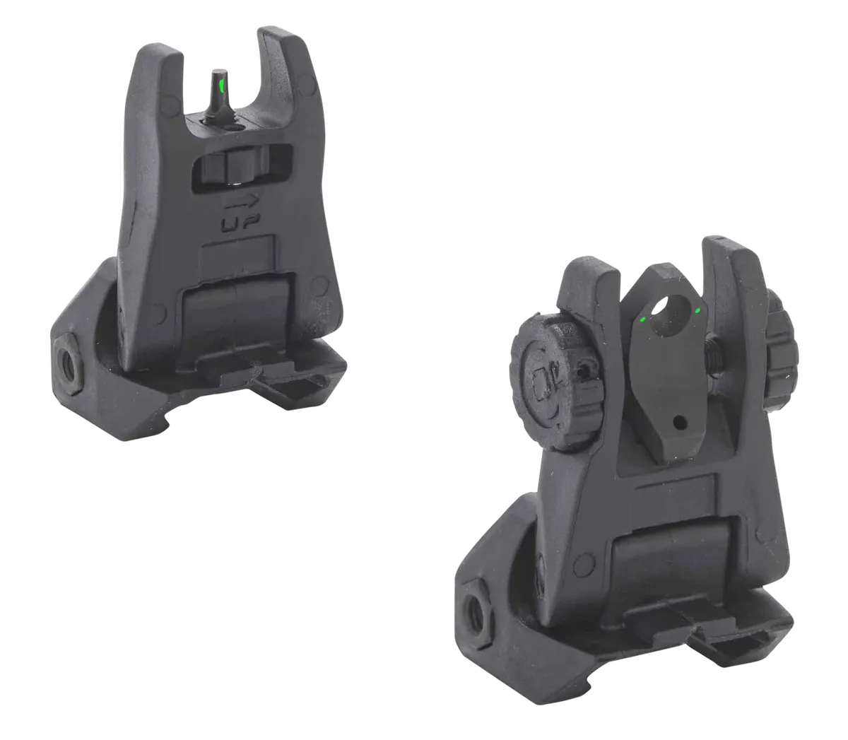 Meprolight FUBS Tritium Front And Rear Back Up Sights, Black - 404100 - Iron Sights for AR-15 - view 3