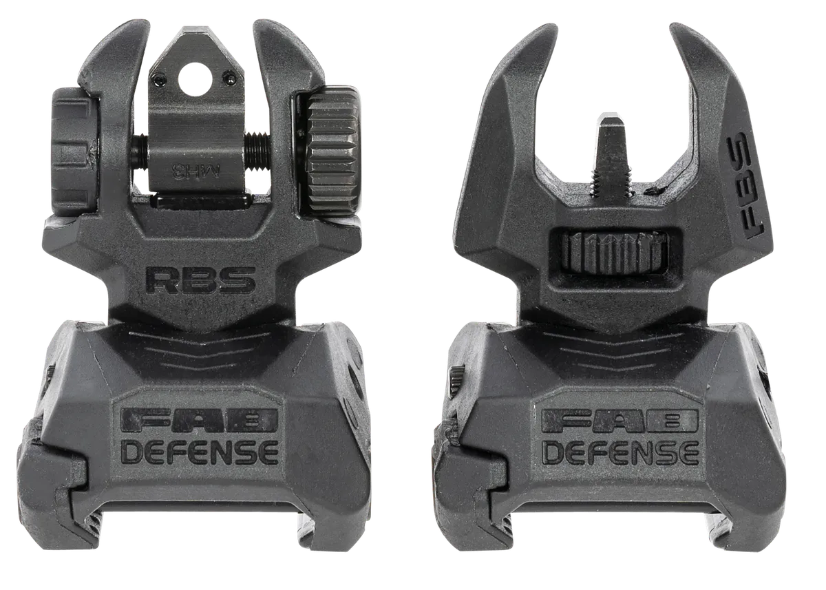 Meprolight FUBS Tritium Front And Rear Back Up Sights, Black - 404100 - Iron Sights for AR-15, vista 1