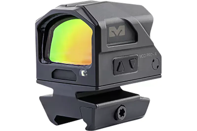 Meprolight MCO PRO Red Dot Sight 1x Selectable Reticle with Picatinny Mount Matte Black - Optic, vista 1