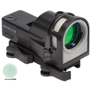 Meprolight MEPRO M21 1x30mm Day/Night Self Illuminated Reflex Sight, 5.5 MOA Dot - ML62631 - Optic, vista 1