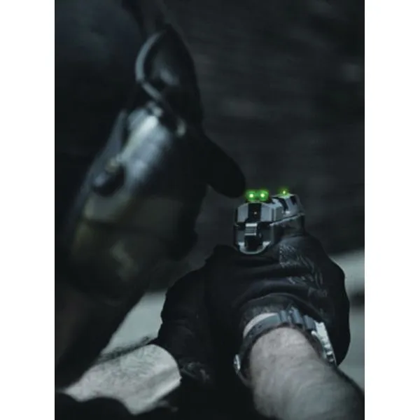 Meprolight Self Illuminated Fixed Front/Rear Night Sight Set for SIG Sauer P frames 9mm Pistol - ML10110 - Iron Sights for AR-15 - view 4