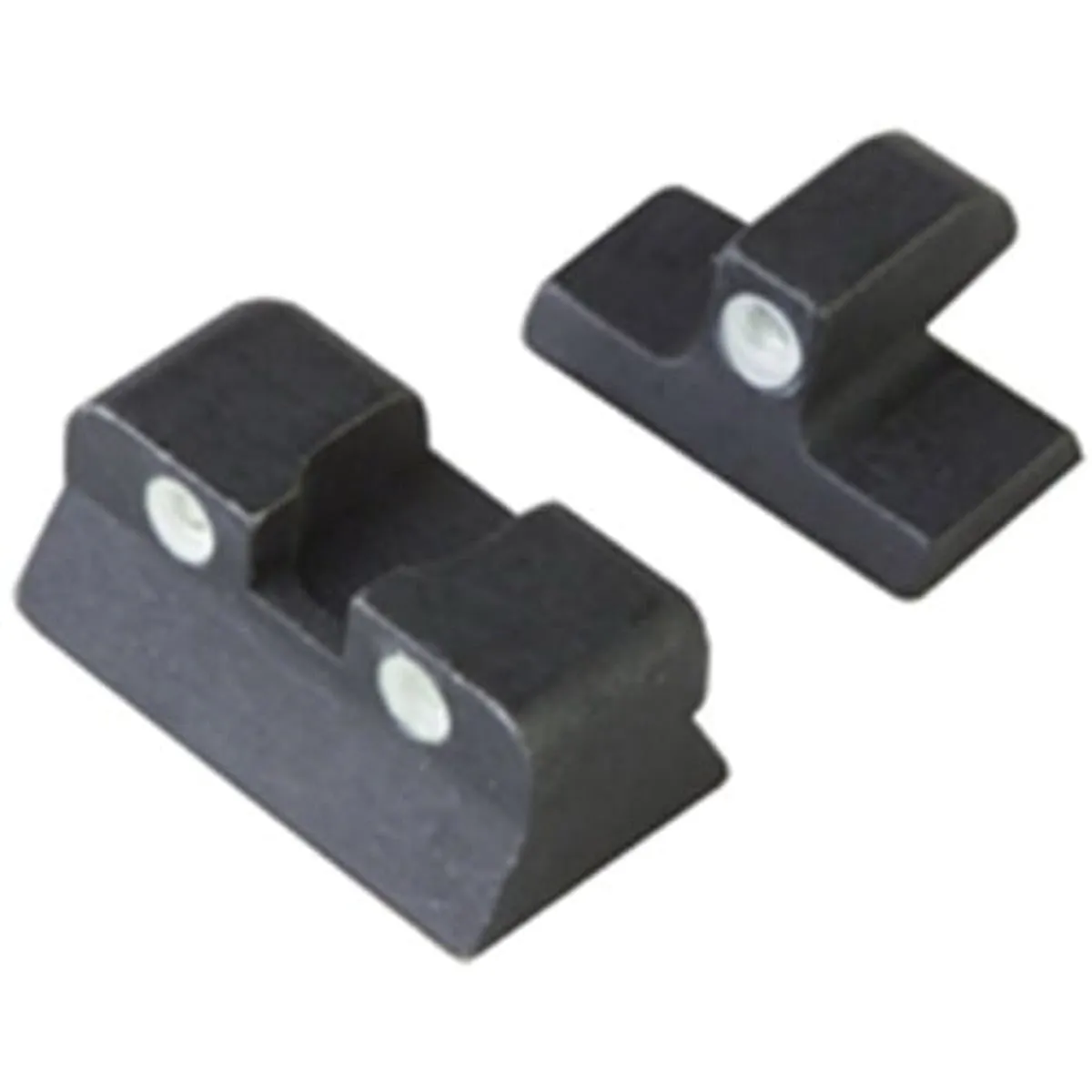 Meprolight Self-Illuminated Night Sight Set Front/Rear, Green/White/Green/White - Iron Sights for AR-15, vista 1