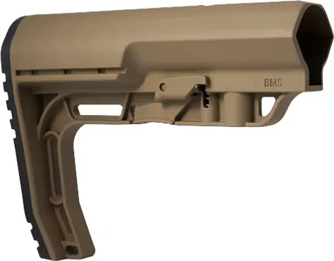 Mission First Tactical MFT Battlelink Minimalist Stock - Commercial, Scorched Dark Earth BMS-SDE - Stock & Brace for AR-15 - view 2