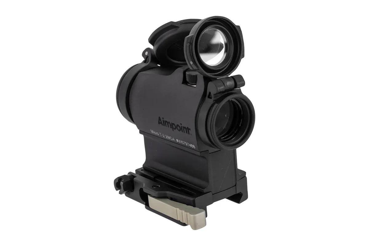 Aimpoint Micro T-2 2 MOA Red Dot Reflex Sight W/LRP Mount Black - Optic - view 2