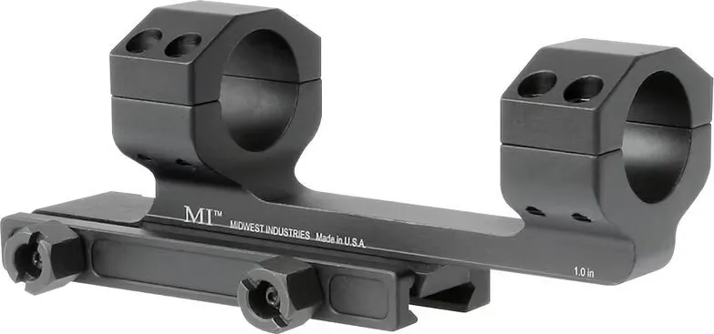 Midwest Industries 1"1-Piece Gen II Scope Mount, Black - MI-SM1.0G2 - Optic Mount, vista 1