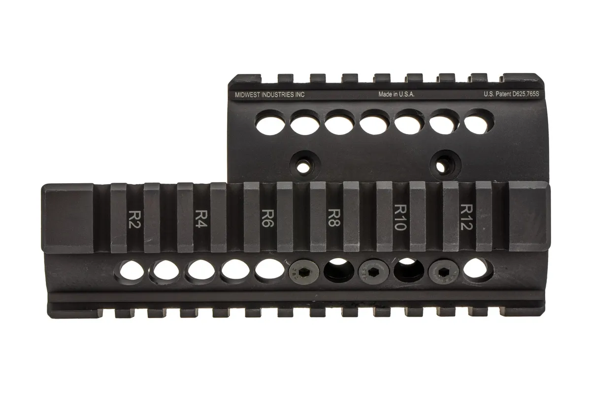 Midwest Industries Ak Drop-In Handguards M-Lok - Ak Universal Handguard Drop-In M-Lok Black - Handguard for AR-15 - view 2