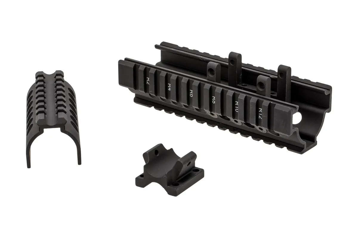 Midwest Industries Ak Drop-In Handguards M-Lok - Ak Universal Handguard Drop-In M-Lok Black - Handguard for AR-15 - view 4
