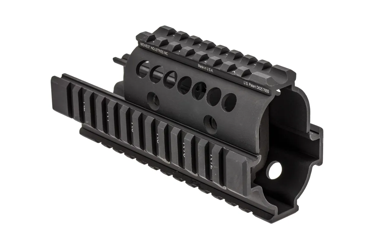 Midwest Industries Ak Drop-In Handguards M-Lok - Ak Universal Handguard Drop-In M-Lok Black - Handguard for AR-15 - view 1